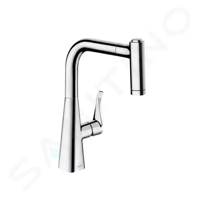 Hansgrohe 14834000 - Dřezová baterie s výsuvnou sprškou, chrom