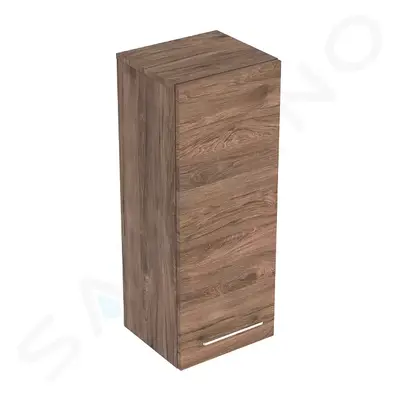 Geberit 501.278.00.1 - Boční horní skříňka 85x33x30 cm, 1 dvířka, ořech hickory