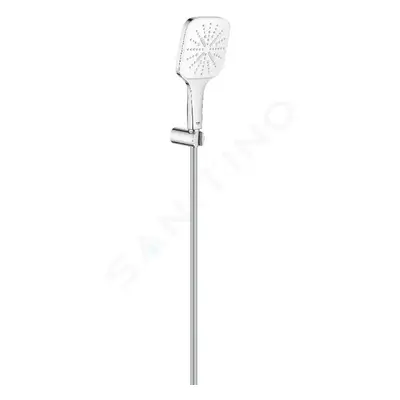 Grohe 26589LS0 - Sada sprchové hlavice 130 9,5 l/min, 3 proudy, držáku a hadice, měsíční bílá