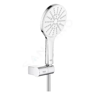 Grohe 26580LS0 - Sada sprchové hlavice 130 9,5 l/min, 3 proudy, držáku a hadice, měsíční bílá