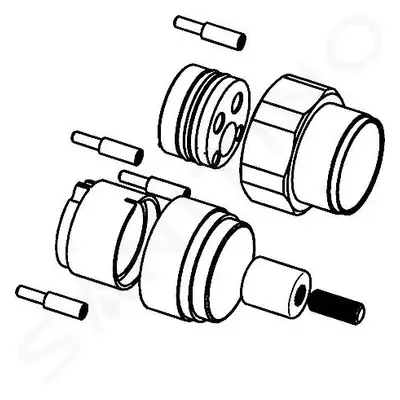 Hansa 59913591 - Prodlužovací souprava 20 mm pro pákovou baterii