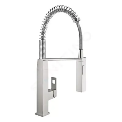 Grohe 31395DC0 - Dřezová baterie s flexibilním ramenem a sprškou, supersteel