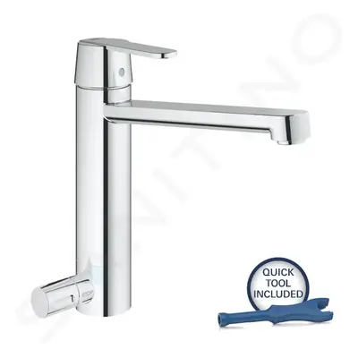 Grohe 30198000 - Dřezová baterie s uzavíracím ventilem, chrom