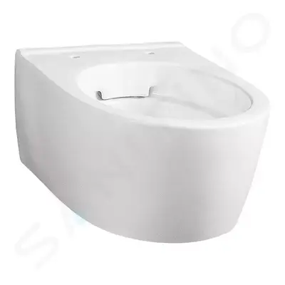 Geberit 204070600 - Závěsné kompaktní WC, Rimfree, s KeraTect, bílá