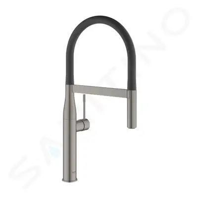 Grohe 30294AL0 - Dřezová baterie s flexibilním ramenem s přepínačem, kartáčovaný Hard Graphite