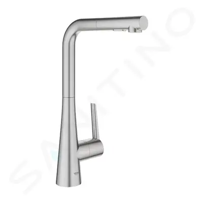 Grohe 32553DC2 - Dřezová baterie s výsuvnou sprškou, supersteel