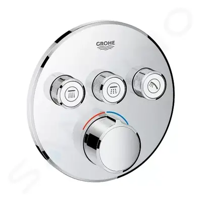 Grohe 29146000 - Baterie pod omítku se 3 výstupy, chrom