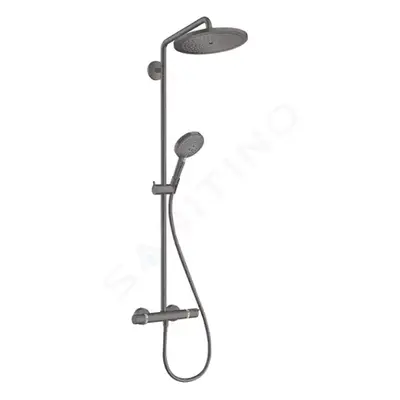 Hansgrohe 26890340 - Sprchový set Showerpipe 280 s termostatem, kartáčovaný černý chrom