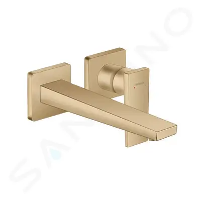 Hansgrohe 32526140 - Umyvadlová baterie pod omítku, 2-otvorová instalace, kartáčovaný bronz