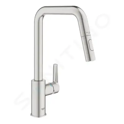 Grohe 30631DC0 - Dřezová baterie s výsuvnou sprškou, supersteel