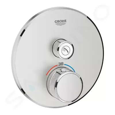 Grohe 29118DC0 - Termostatická sprchová baterie pod omítku s jedním ventilem, supersteel