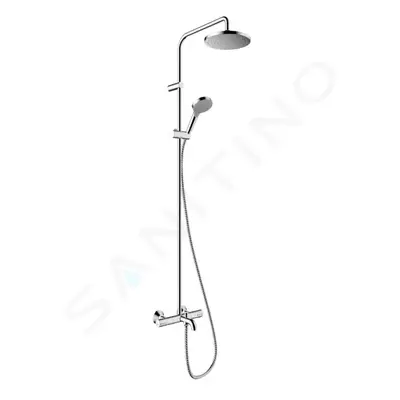 Hansgrohe 26079000 - Sprchový set Showerpipe 200 s vanovým termostatem, EcoSmart, chrom