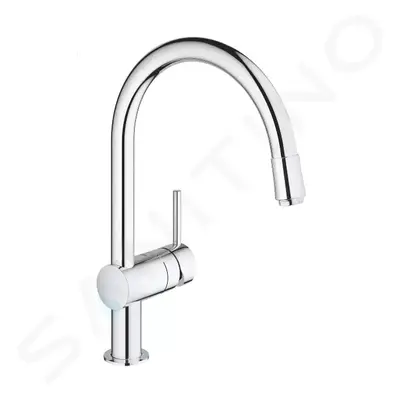 Grohe 3291800E - Dřezová baterie s výsuvnou koncovkou, chrom