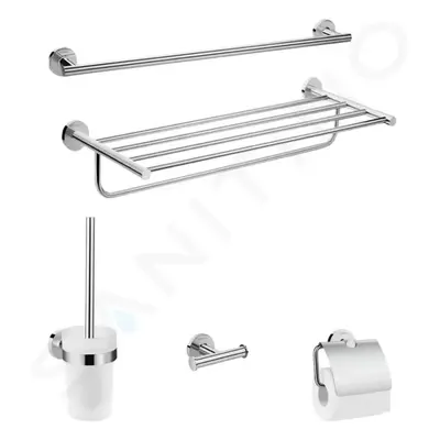 Hansgrohe 41728000 - Sada doplňků do koupelny, chrom