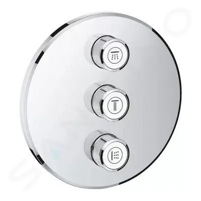 Grohe 29122000 - Třícestný ovladač pod omítku, chrom