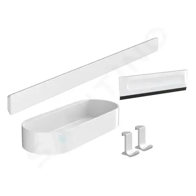 Hansgrohe 27967700 - Set koupelnových doplňků, matná bílá