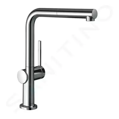 Hansgrohe 72845000 - Dřezová baterie Talis s výsuvnou koncovkou, EcoSmart, chrom