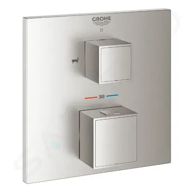 Grohe 24155DC0 - Termostatická baterie pod omítku pro 2 spotřebiče, supersteel