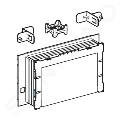 Geberit 243.168.00.1 - Stavební souprava pro hrubou montáž ovládacího tlačítka Sigma60