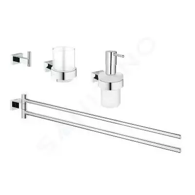 Grohe 40847001 - Sada doplňků do koupelny 4 v 1, chrom