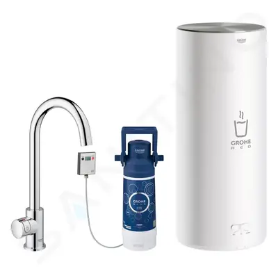 Grohe 30080001 - Dřezový ventil Mono s ohřevem vody a filtrací, zásobník L, chrom