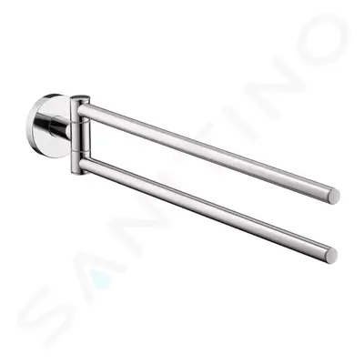 Hansgrohe 40512000 - Držák na ručníky dvouramenný, chrom