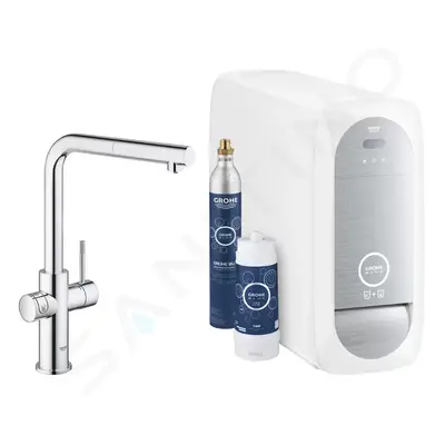 Grohe 31539000 - Dřezová baterie Connected, s chladícím zařízením a filtrací, chrom