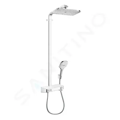 Hansgrohe 27288400 - Sprchový set Showerpipe 360 s termostatem ShowerTablet Select 300, bílá/chr