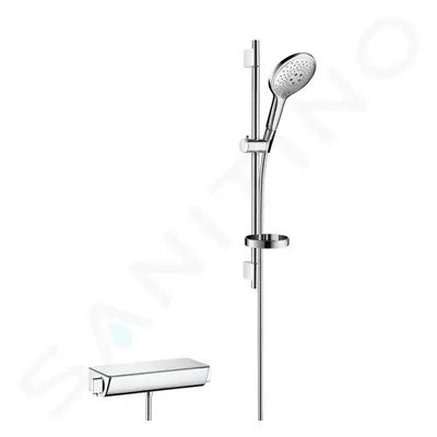 Hansgrohe 27036400 - Sprchový set s termostatem, 15 cm, 3 proudy, bílá/chrom