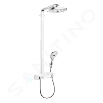 Hansgrohe 27283400 - Sprchový set Showerpipe 300 s termostatem, 3 proudy, EcoSmart 9 l/min, bílá