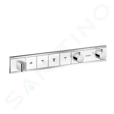 Hansgrohe 15357400 - Baterie pod omítku pro 4 spotřebiče, bílá/chrom