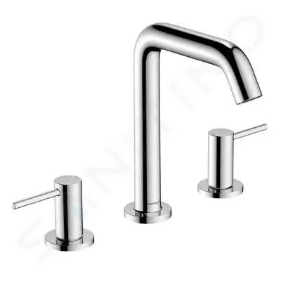 Hansgrohe 73330000 - Umyvadlová baterie s výpustí Push-Open, 3-otvorová instalace, EcoSmart, chr