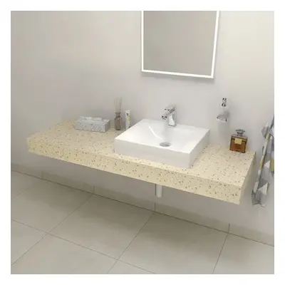 Sapho TAILOR rockstone deska 120x50 cm, provedení límce C