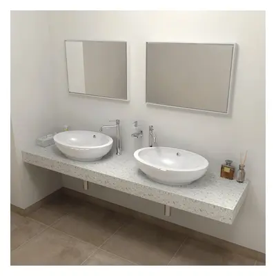 Sapho TAILOR rockstone deska 170x50 cm, provedení límce R