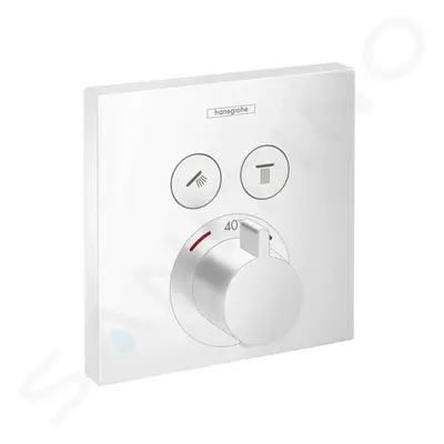 Hansgrohe 15763700 - Termostatická baterie pod omítku pro 2 spotřebiče, matná bílá