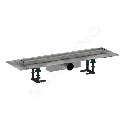 Hansgrohe 56175000 - Sprchový žlab 60 cm pro vložení dlažby, s roštem