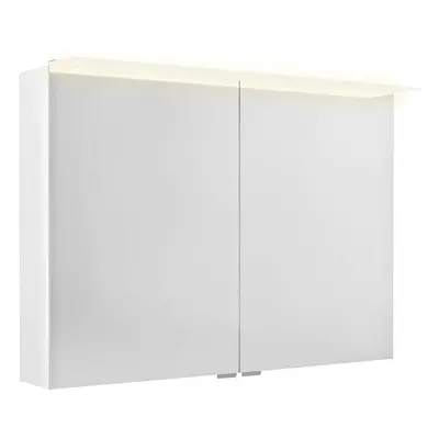 Sapho LINEX galerka s LED osvětlením, 100x70x15cm, bílá