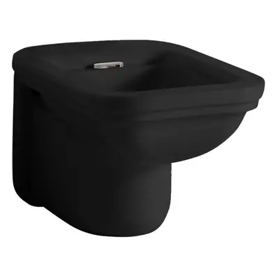 Kerasan WALDORF bidet závěsný 37x55cm, černá mat