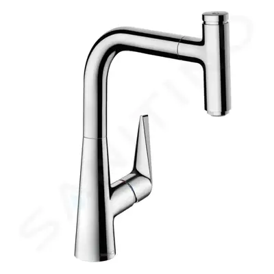 Hansgrohe 73852000 - Dřezová baterie M5115-H220 s výsuvnou sprškou, sBOX, chrom