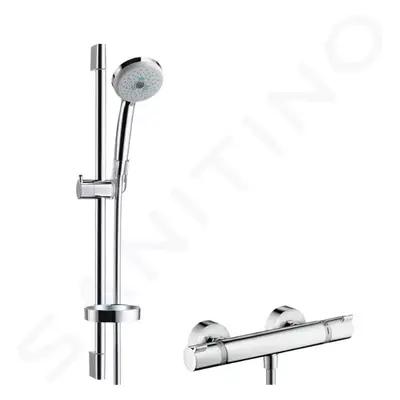 Hansgrohe 27086000 - Sprchový set s termostatem, 3 proudy, tyč 65 cm, chrom