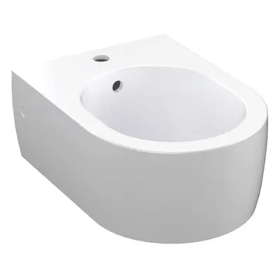 Kerasan FLO bidet závěsný 36,5x50cm, bílá