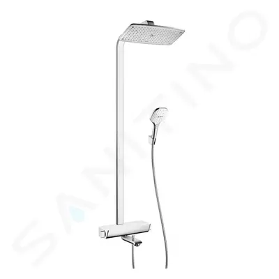 Hansgrohe 27113400 - Sprchový set Showerpipe 360 s vanovým termostatem, 3 proudy, bílá/chrom