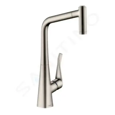 Hansgrohe 14820800 - Dřezová baterie s výsuvnou sprškou, vzhled nerezu