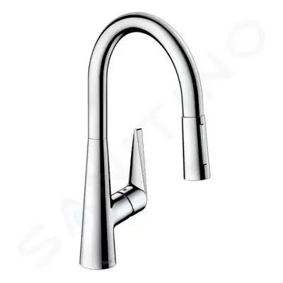 Hansgrohe 73876000 - Dřezová baterie s výsuvnou sprškou, sBox, EcoSmart, chrom