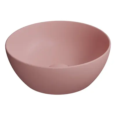 GSI PURA keramické umývátko na desku, průměr 32cm, blush mat