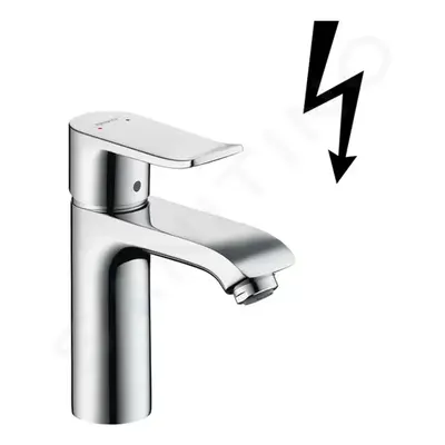 Hansgrohe 31074000 - Páková umyvadlová baterie 110 s odtokovou soupravou s táhlem pro beztlakové