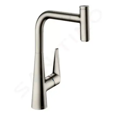 Hansgrohe 73853800 - Dřezová baterie M5115-H300 s výsuvnou sprškou, sBOX, vzhled nerezu