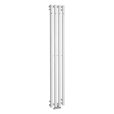 Sapho PILON otopné těleso 270x1800mm, se čtyřmi háčky pro ručník, bílá mat