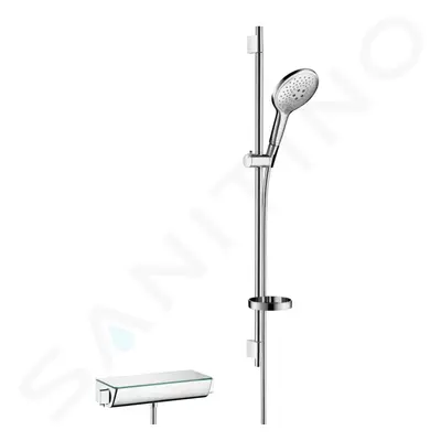 Hansgrohe 27037400 - Sprchový set s termostatem, 15 cm, 3 proudy, bílá/chrom