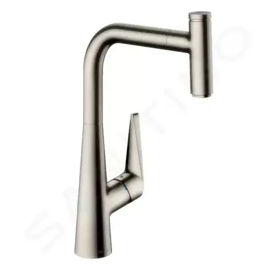 Hansgrohe 72821800 - Dřezová baterie s výsuvným výtokem, vzhled nerezu